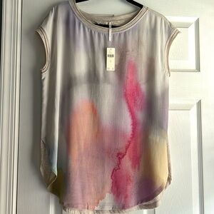 NWT Anthropologie cap sleeve tunic size M